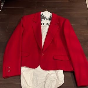 Vintage Red Blazer